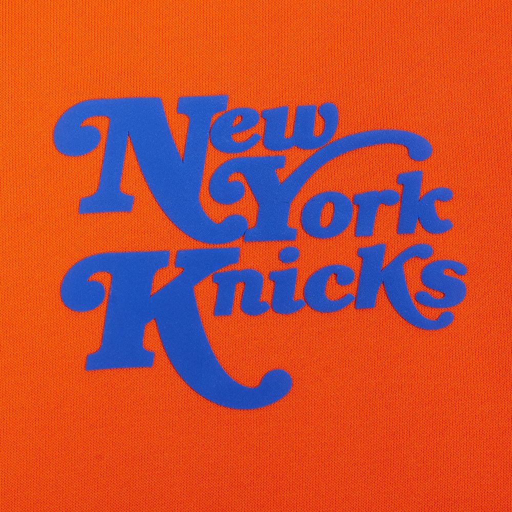 Pro Standard Men's New York Knicks Orange Souvenir Fleece Pullover Hoodie product image