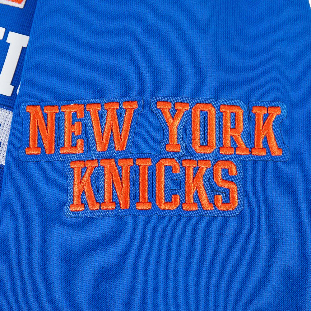 Pro Standard Men's New York Knicks Blue Arch 1/4 Zip Pullover product image