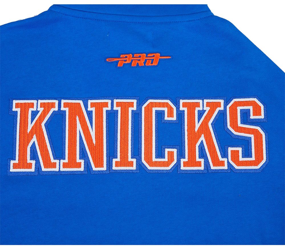 Pro Standard Men's New York Knicks Blue Arch 1/4 Zip Pullover product image