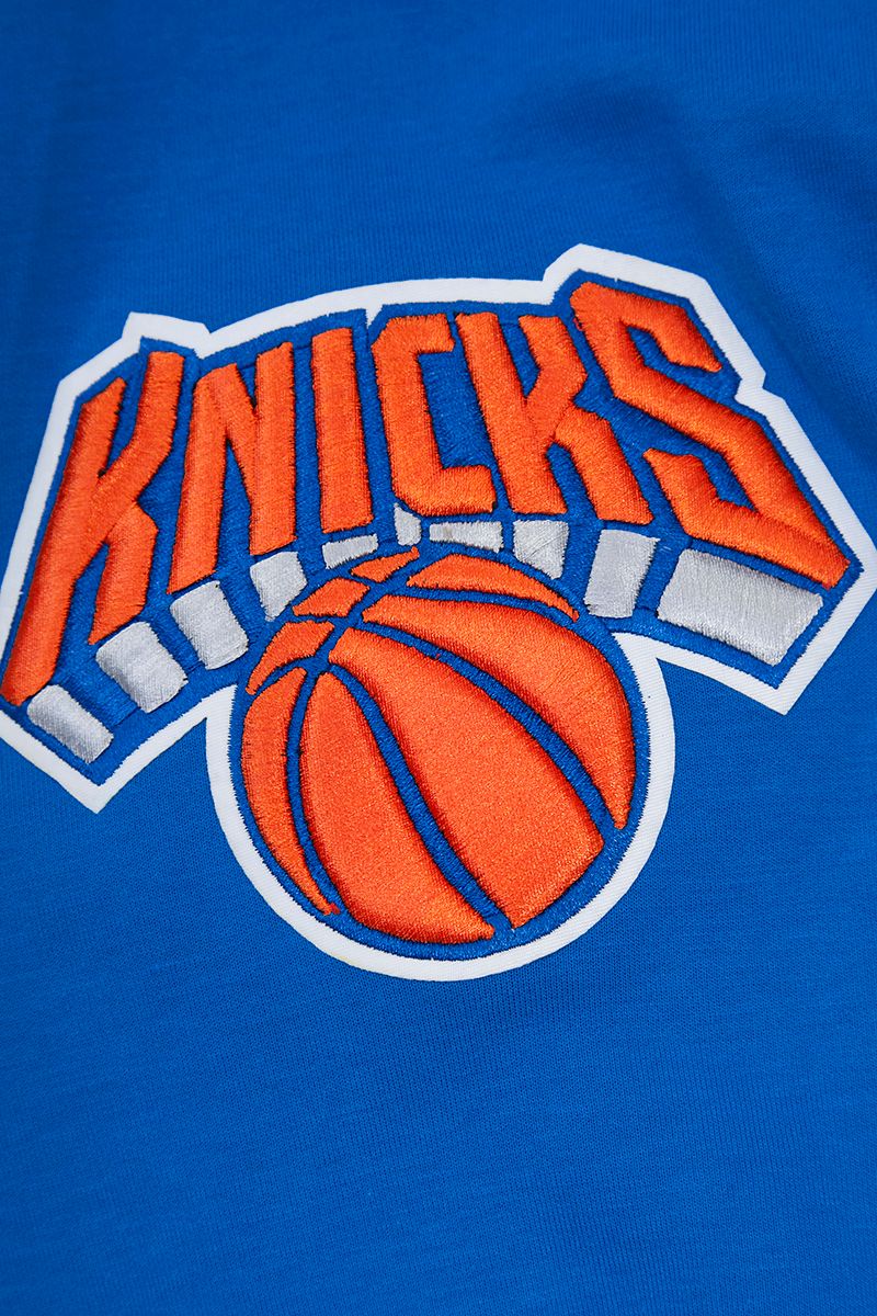 Pro Standard Men's New York Knicks Blue Classic Chenille Full-Zip Hoodie product image