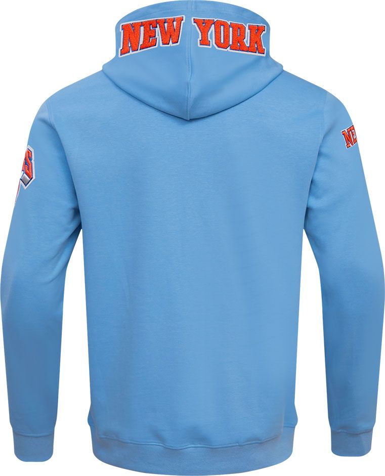Pro Standard Men's New York Knicks Blue Chenille Full Zip Hoodie product image