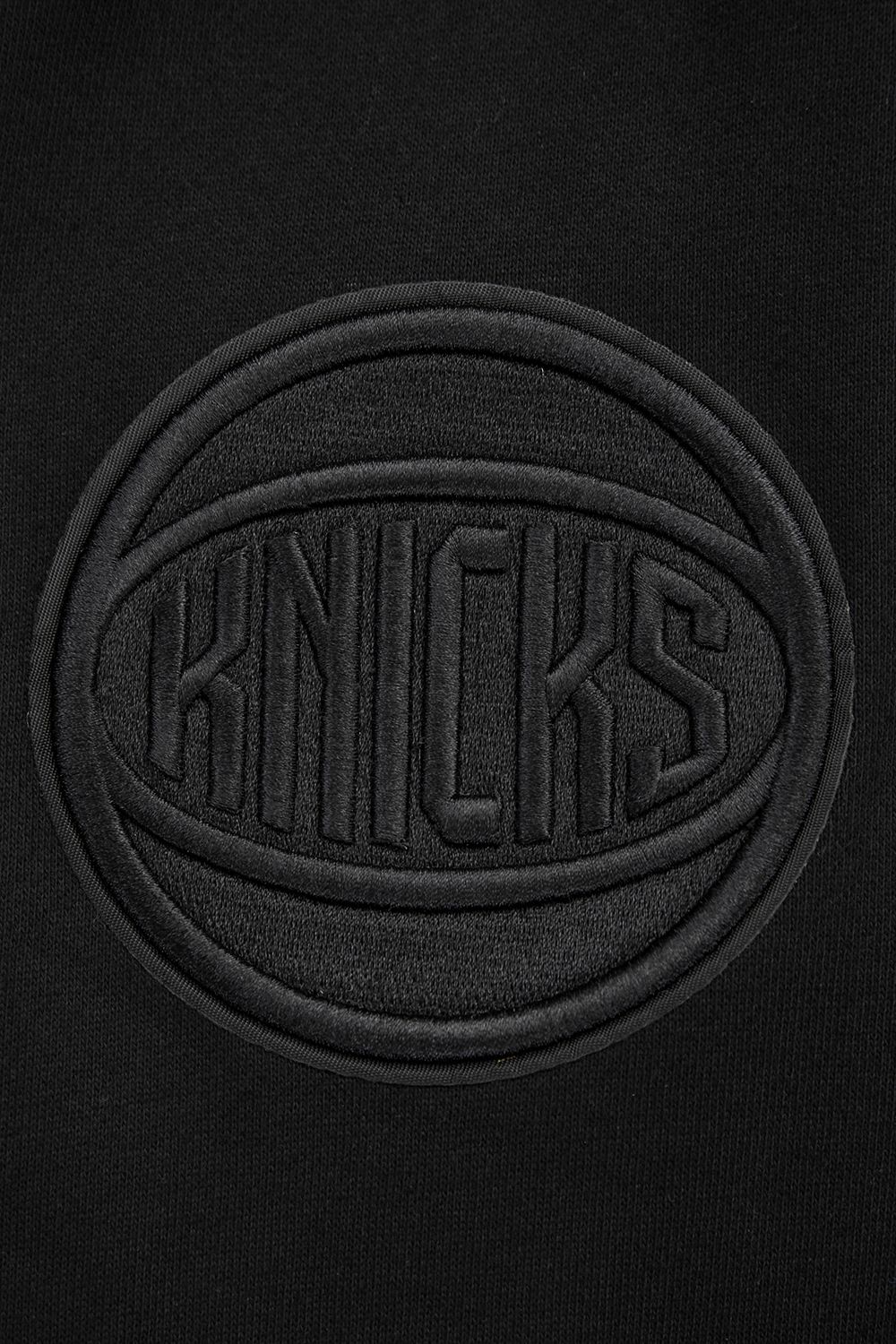 Pro Standard Men's New York Knicks Black Neutral Drop Shoulder Fleece Hoodie product image