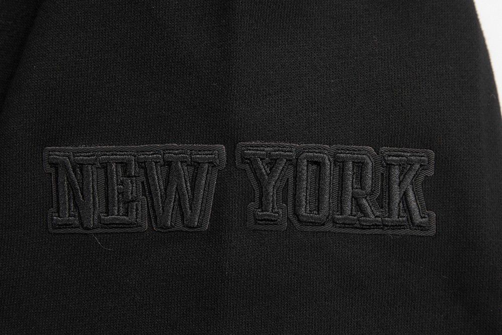 Pro Standard Men's New York Knicks Black Neutral Drop Shoulder Fleece Crewneck Sweatshirt product image