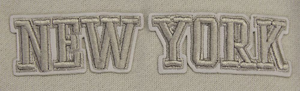 Pro Standard Men's New York Knicks Taupe Neutral Drop Shoulder Fleece Crewneck Sweatshirt product image