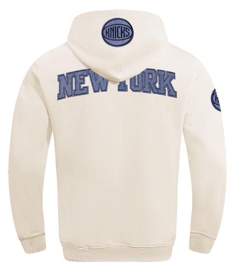 Pro Standard Men's New York Knicks Linen Varsity Blues Hoodie product image
