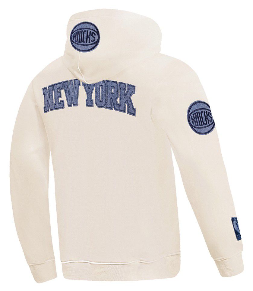 Pro Standard Men's New York Knicks Linen Varsity Blues Hoodie product image
