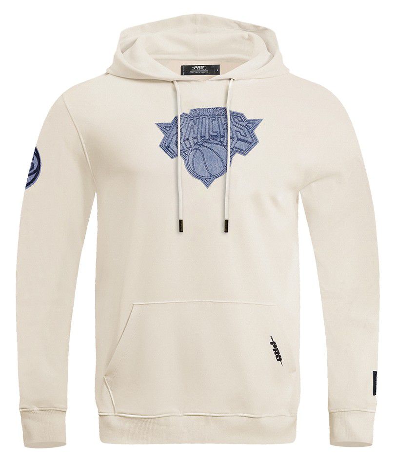 Pro Standard Men's New York Knicks Linen Varsity Blues Hoodie product image