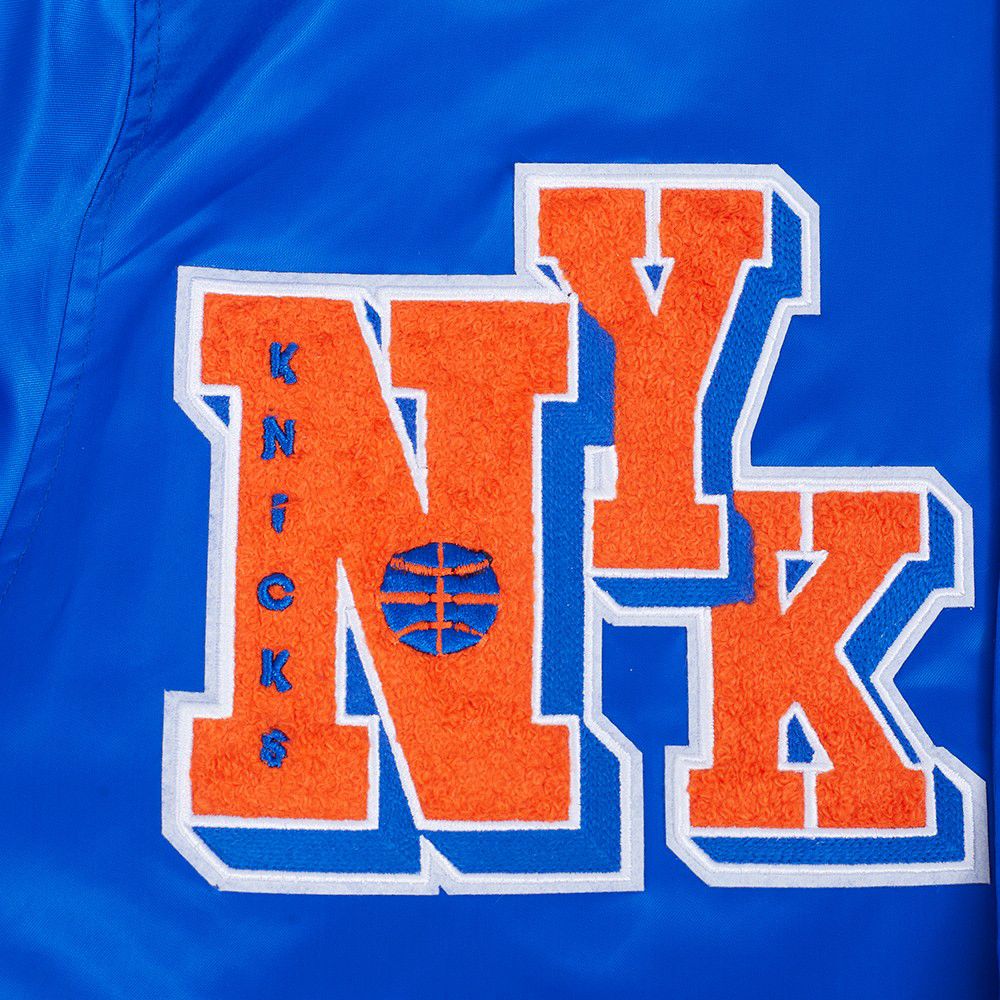 Pro Standard Men's New York Knicks Blue Best of Satin Jacket product image