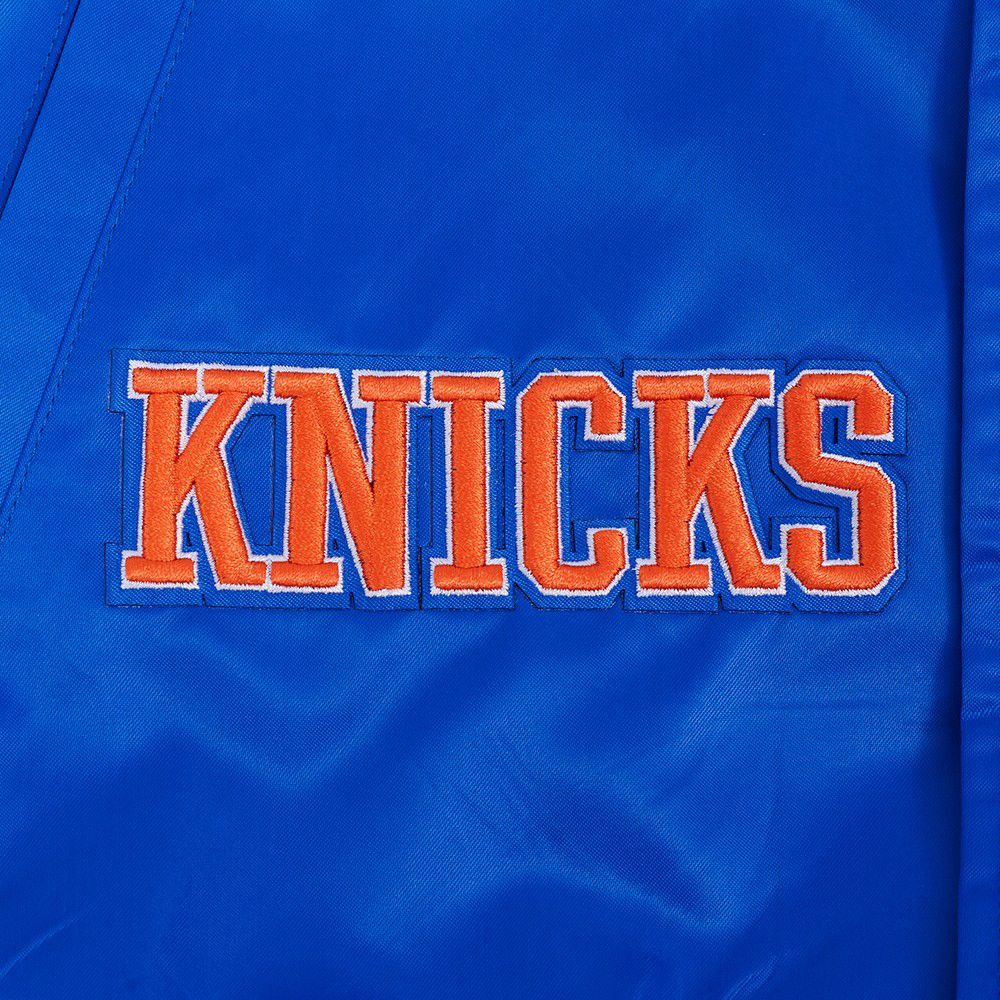 Pro Standard Men's New York Knicks Blue Best of Satin Jacket product image