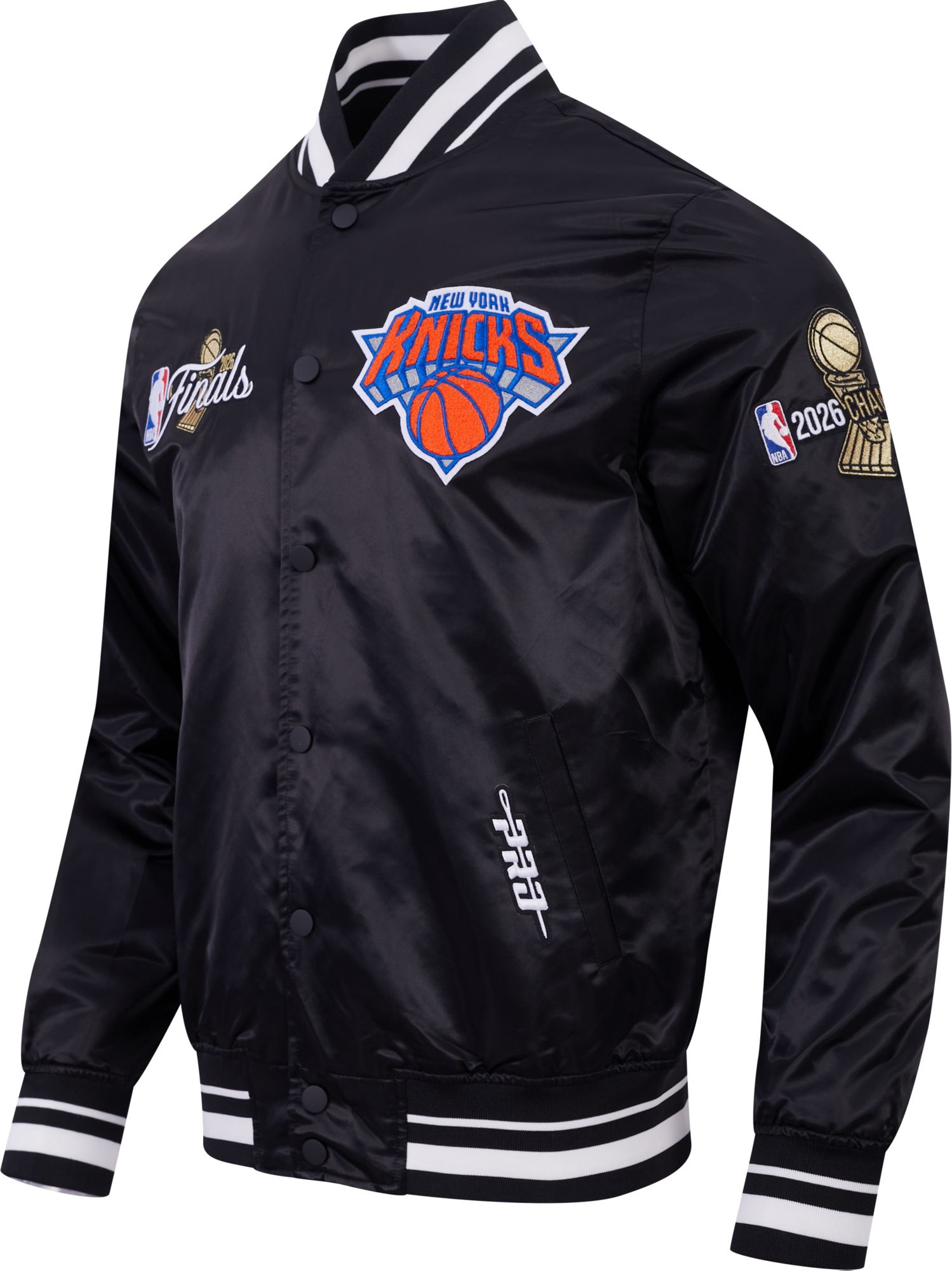 Pro Standard Adult 2026 NBA Champions New York Knicks Satin Jacket product image