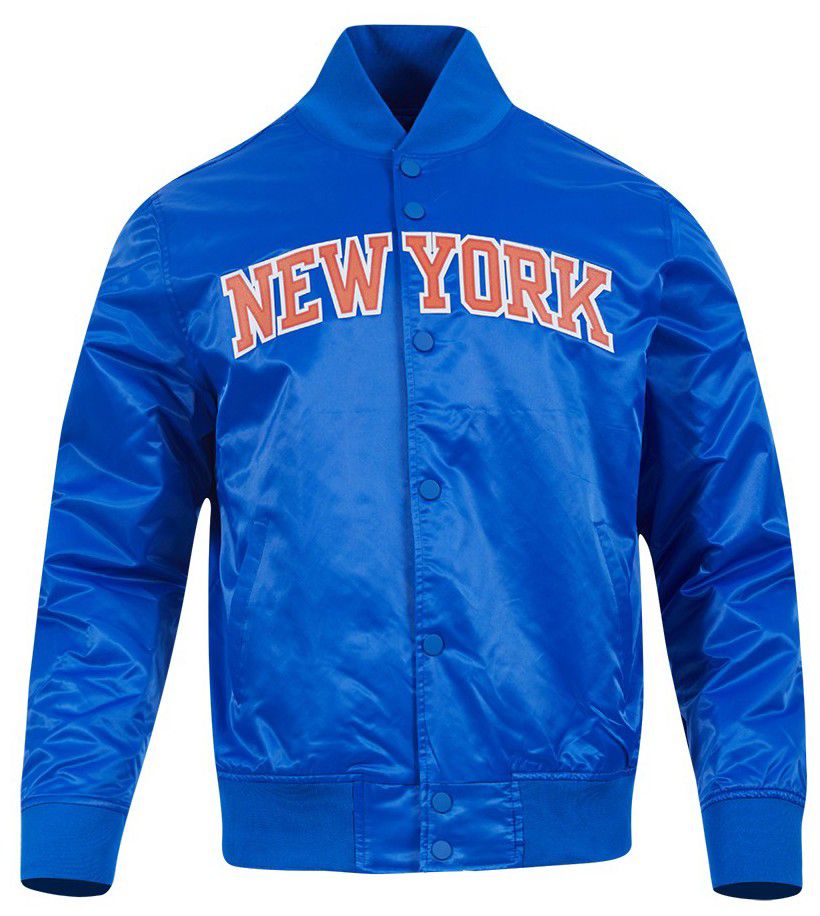 Pro Standard Men's New York Knicks Classic Royal Jacket product image