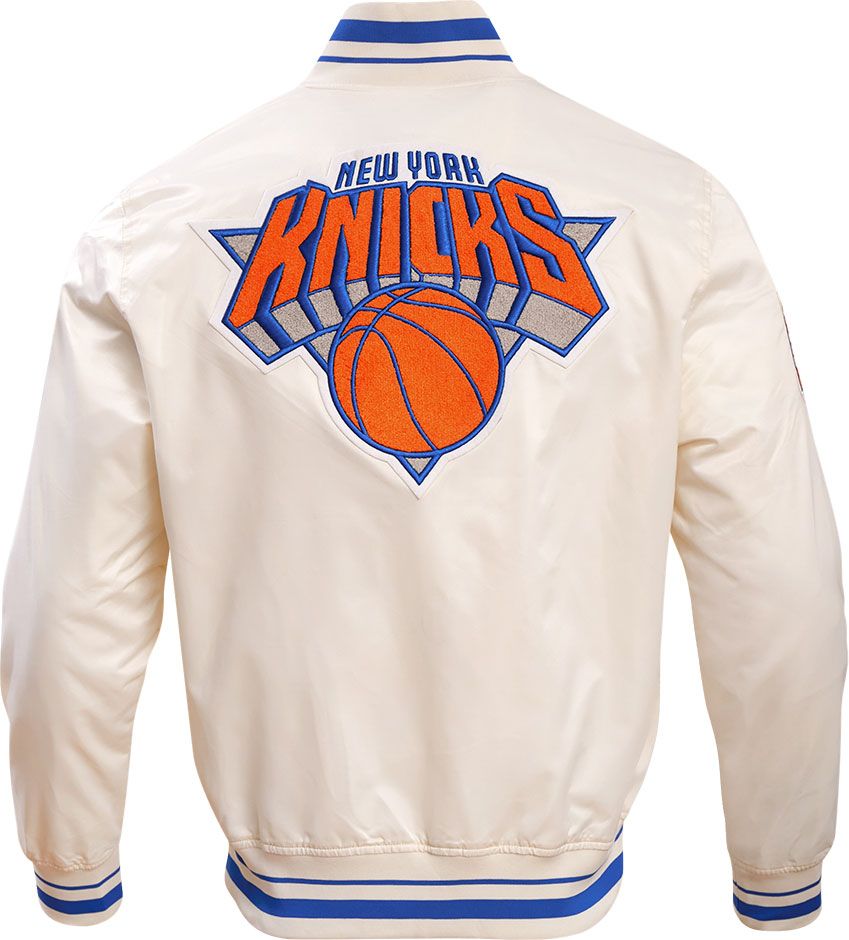 Pro Standard Adult New York Knicks White Retro Classic Satin Jacket product image