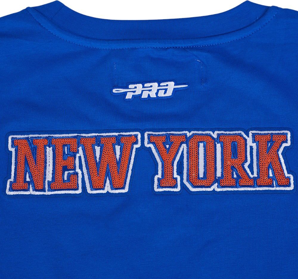 Pro Standard Women's New York Knicks Blue Game Day Classics Baby Doll T-Shirt product image