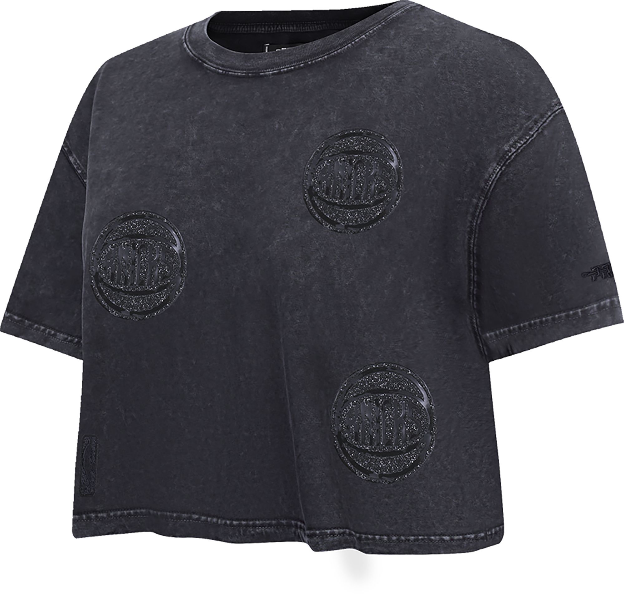 Pro Standard Women's New York Knicks Black Crystalline Boxy Short Sleeve T-Shirt product image