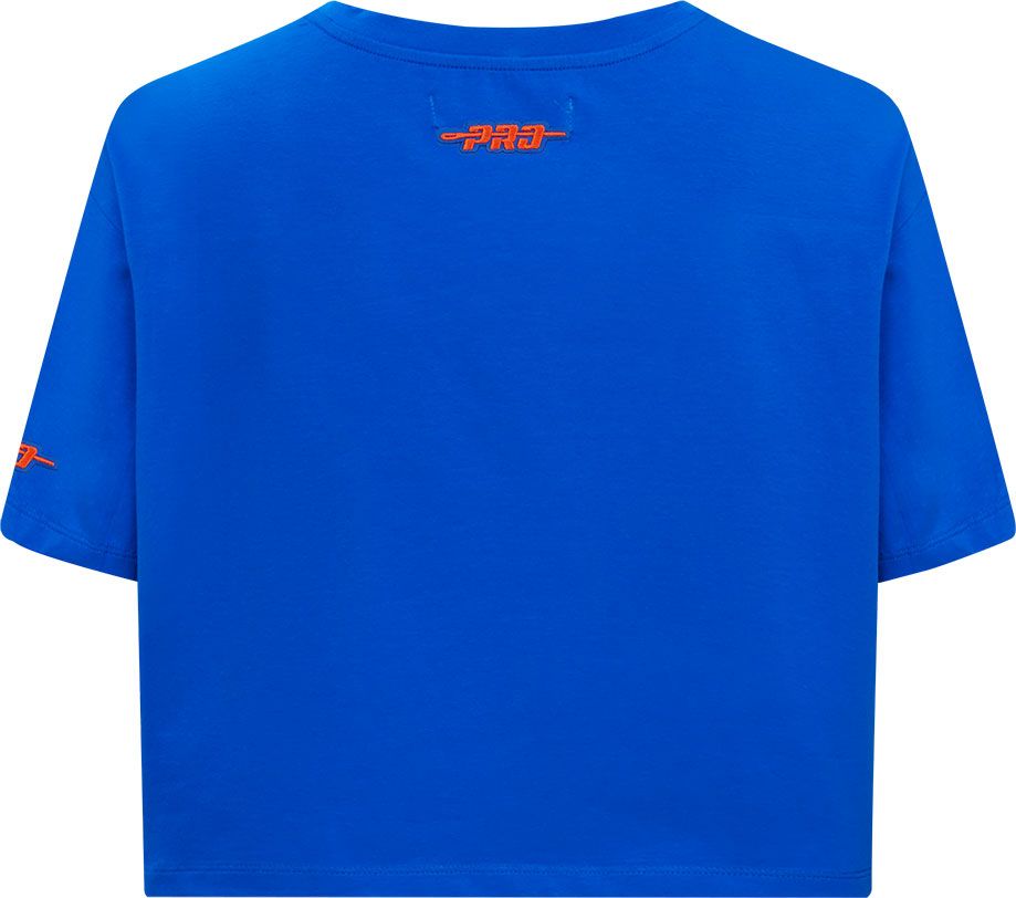 Pro Standard Women's New York Knicks Blue Legacy Boxy T-Shirt product image