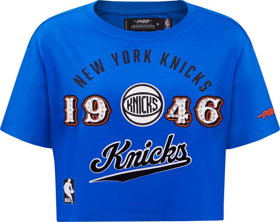 Pro Standard Women's New York Knicks Blue Legacy Boxy T-Shirt product image
