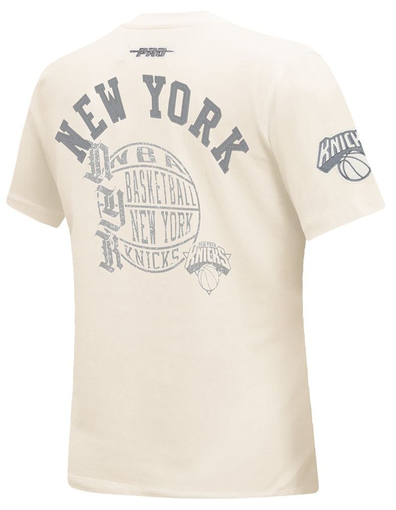 Pro Standard Women's New York Knicks Off White Street Team Slim T-Shirt product image