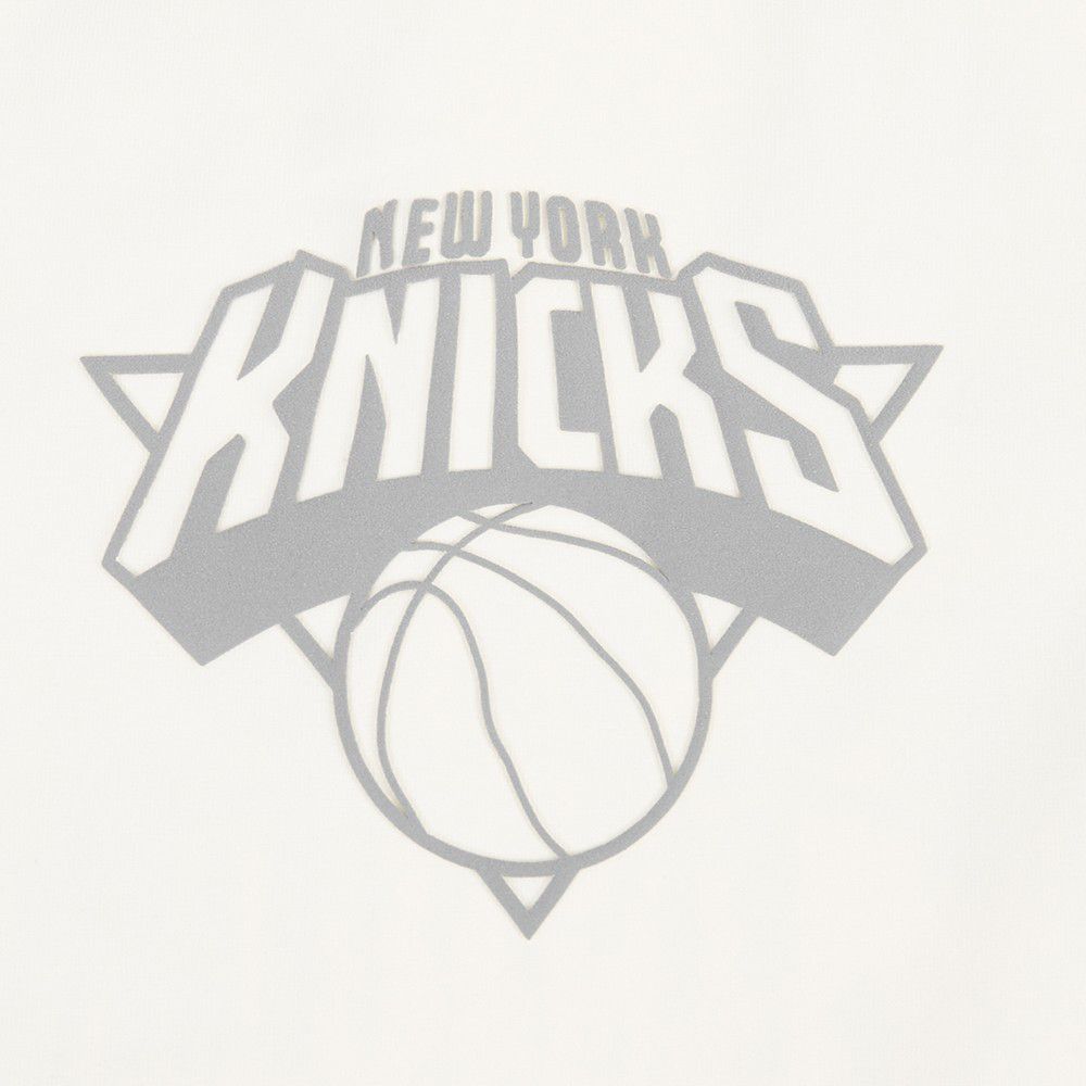 Pro Standard Women's New York Knicks Off White Street Team Slim T-Shirt product image