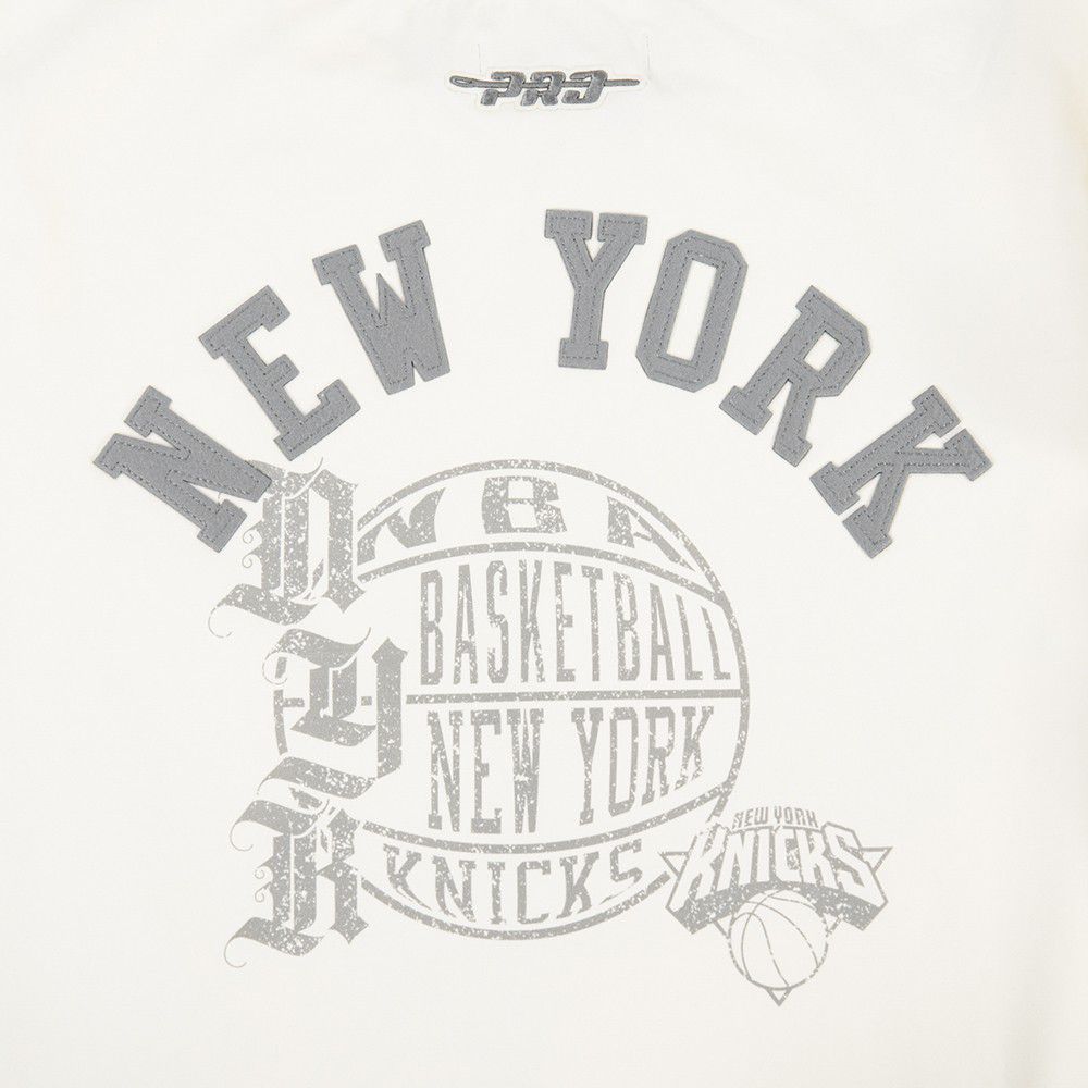 Pro Standard Women's New York Knicks Off White Street Team Slim T-Shirt product image
