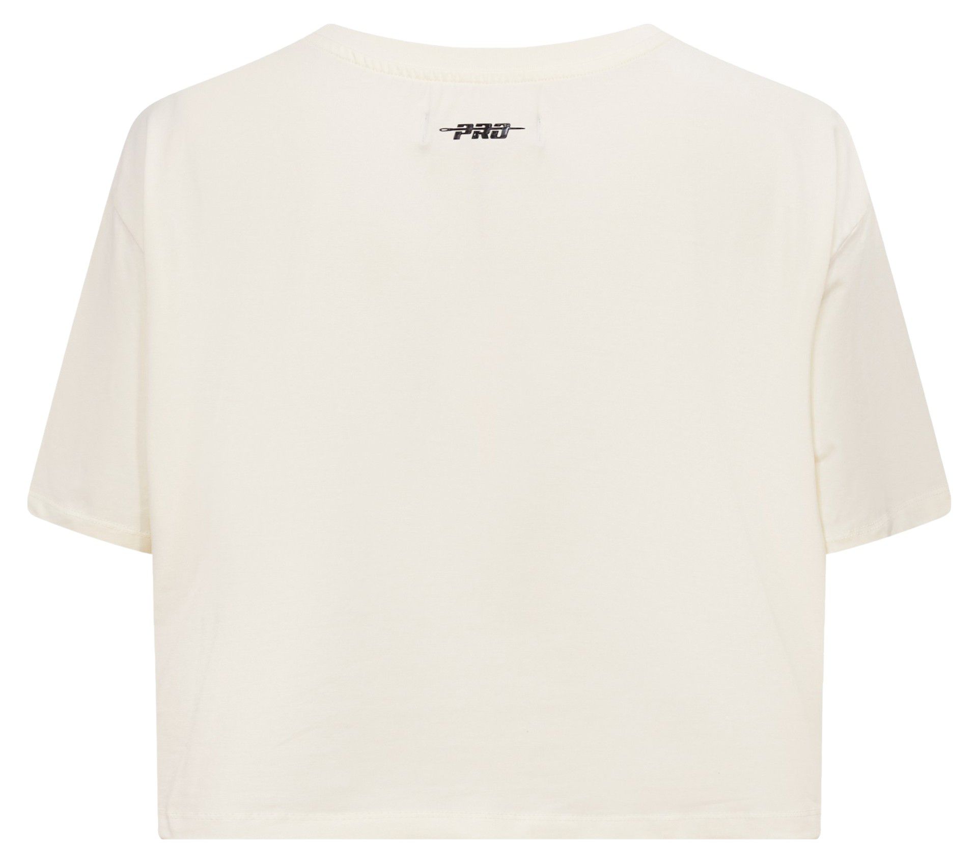 Pro Standard Women's New York Knicks Off-White Classic Boxy Cropped T-Shirt product image