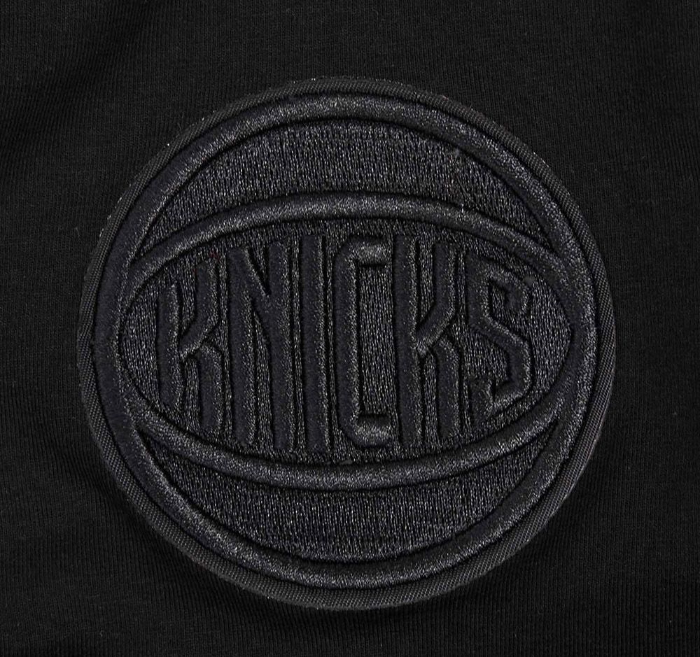 Pro Standard Women's New York Knicks Black Neutral Boxy Cropped T-Shirt product image