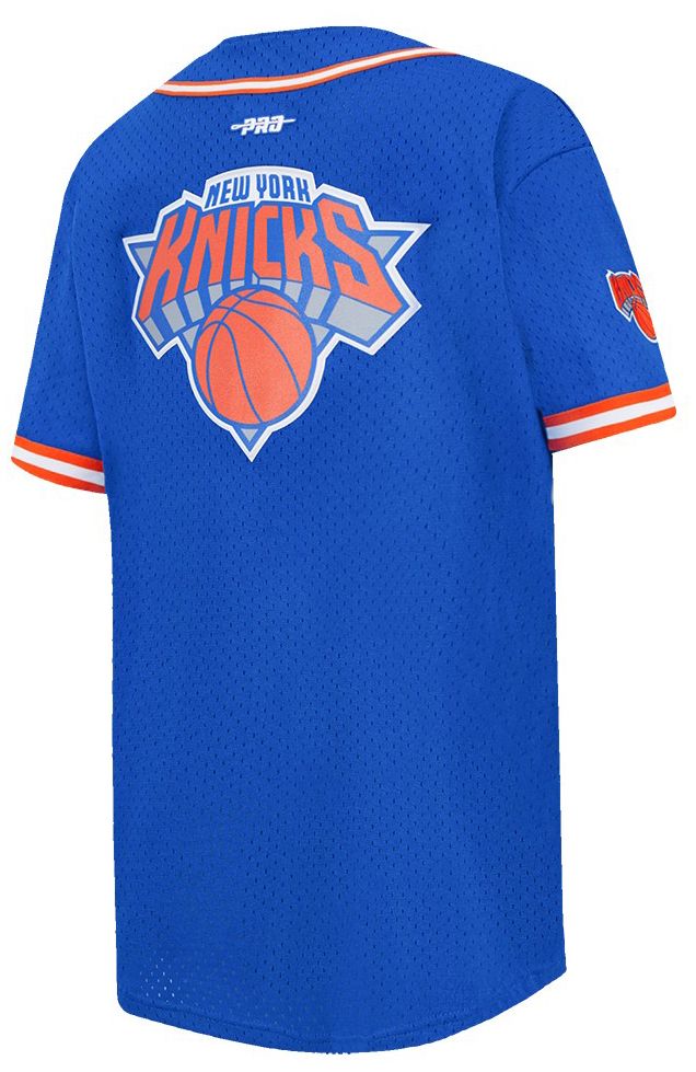 Pro Standard Youth New York Knicks Blue Button Down Shirt product image