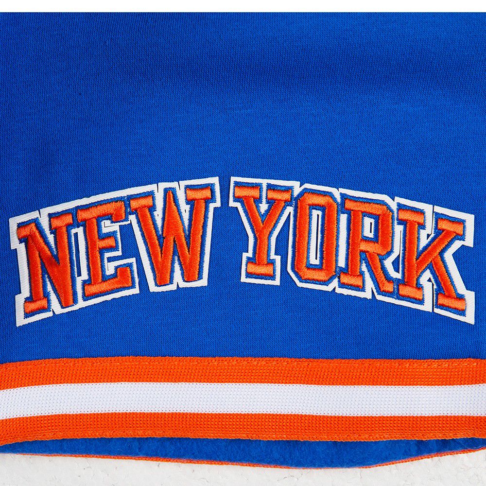 Pro Standard Youth New York Knicks Blue Retro Classic Fleece 2.0 Shorts product image
