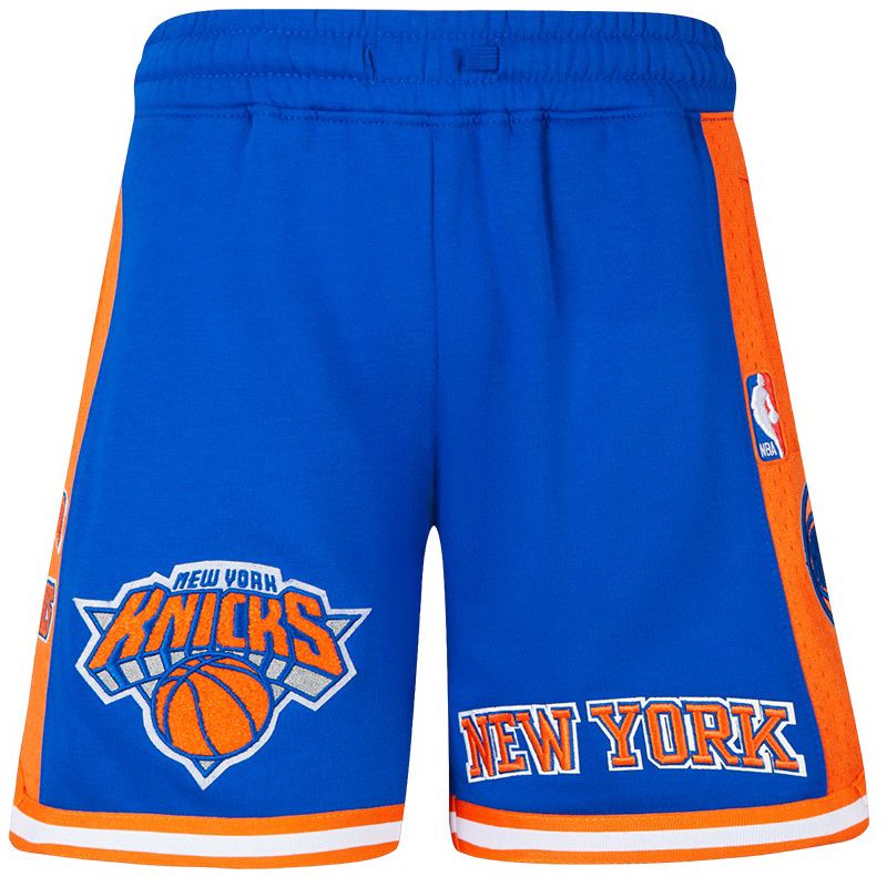 Pro Standard Youth New York Knicks Blue Retro Classic Fleece 2.0 Shorts product image