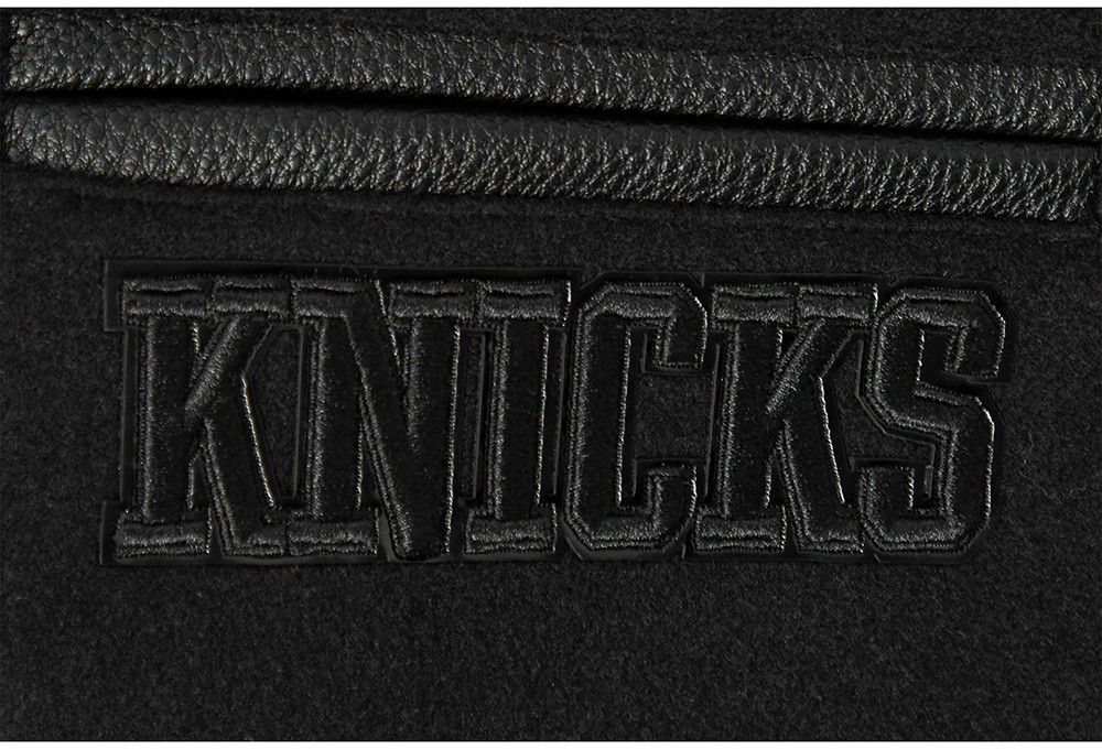 Pro Standard Youth New York Knicks Black Wool Varsity Jacket product image