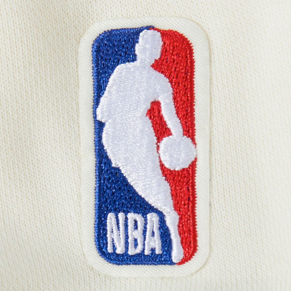 Pro Standard Women's New York Knicks Off White Retro Classic Fleece Crewneck Sweatshirt product image