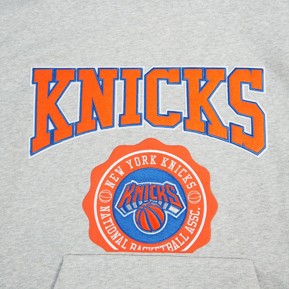 Pro Standard Women's New York Knicks Grey Crest Emblem Hoodie product image