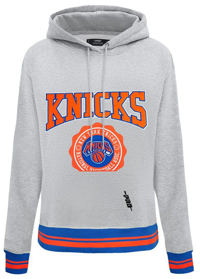 Pro Standard Women's New York Knicks Grey Crest Emblem Hoodie product image