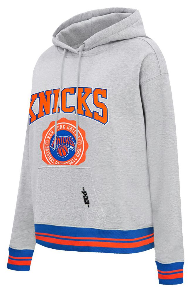 Pro Standard Women's New York Knicks Grey Crest Emblem Hoodie product image