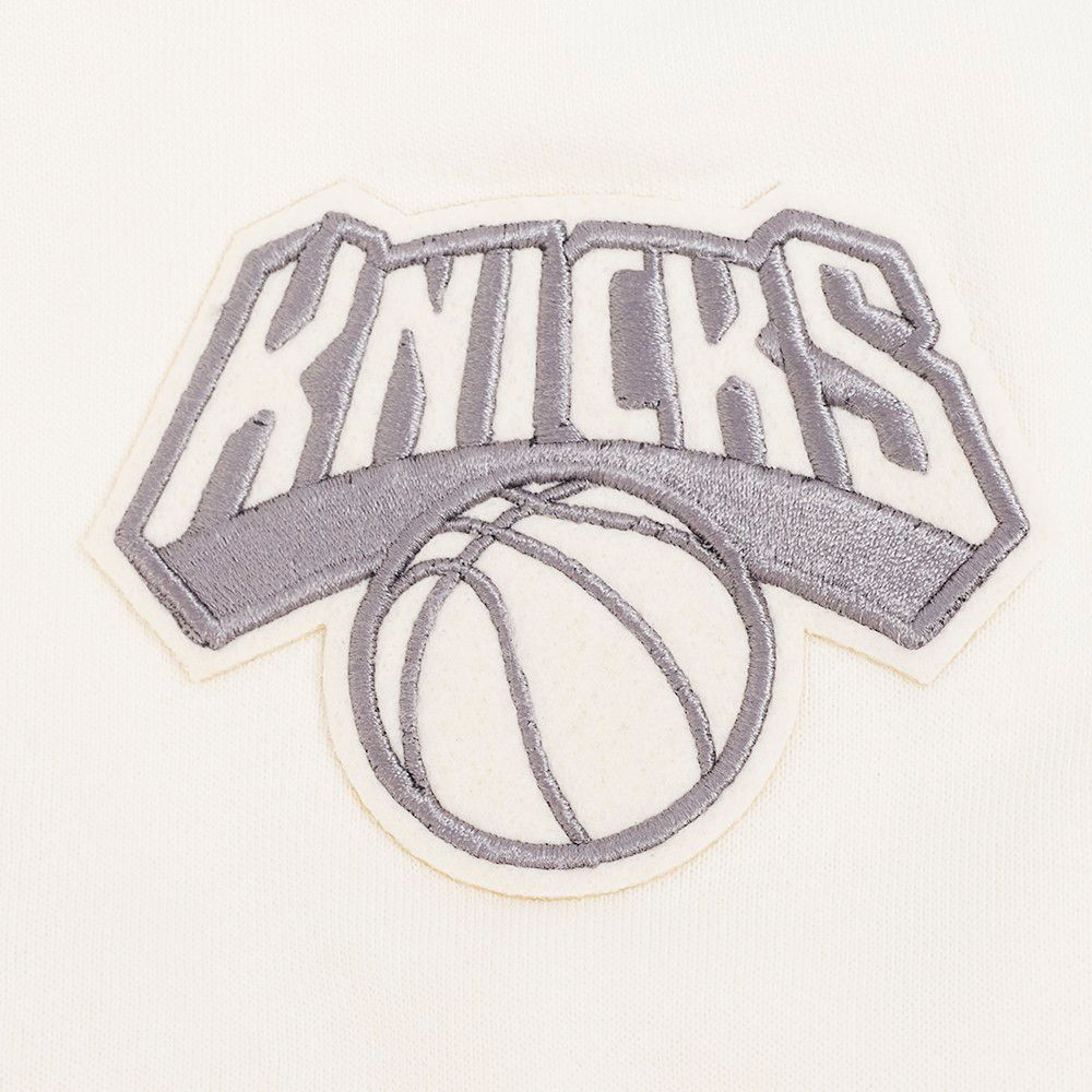 Pro Standard Women's New York Knicks Off White Street Team Crewneck Sweatshirt product image