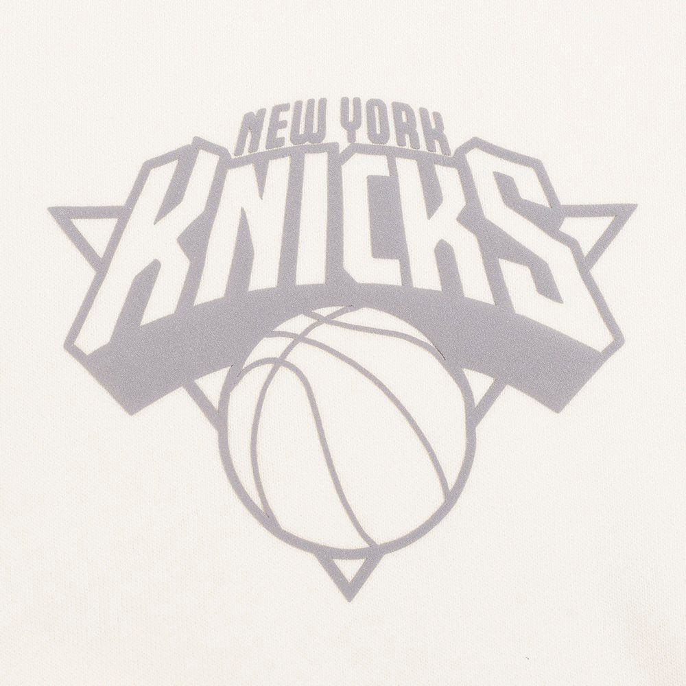 Pro Standard Women's New York Knicks Off White Street Team Crewneck Sweatshirt product image