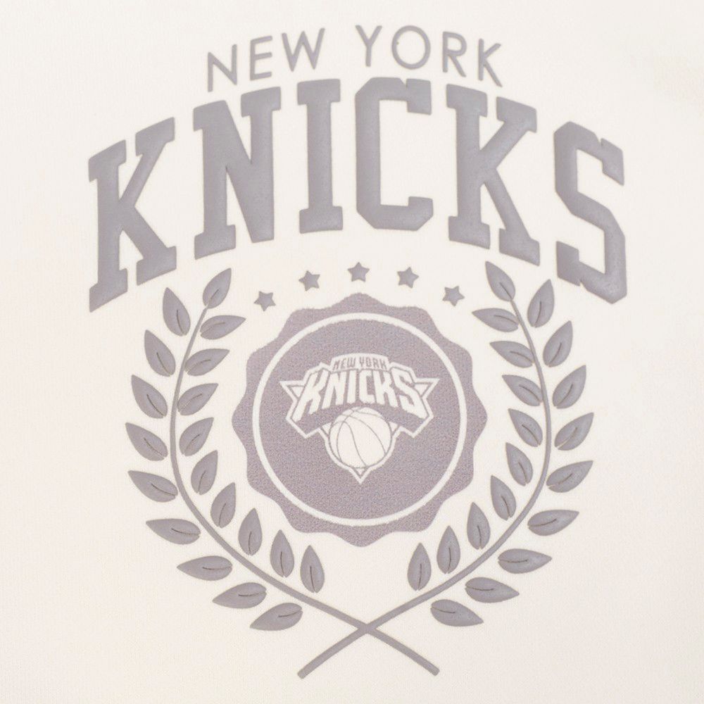 Pro Standard Women's New York Knicks Off White Street Team Crewneck Sweatshirt product image