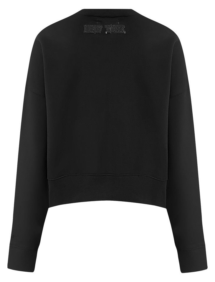 Pro Standard Women's New York Knicks Black Fleece Crewneck Sweatshirt product image