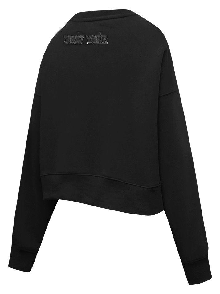 Pro Standard Women's New York Knicks Black Fleece Crewneck Sweatshirt product image