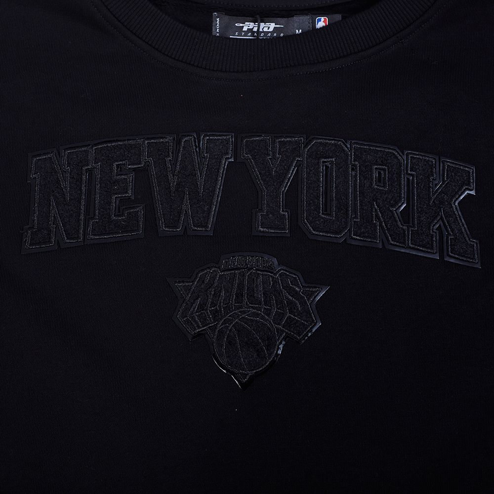 Pro Standard Women's New York Knicks Black Fleece Crewneck Sweatshirt product image