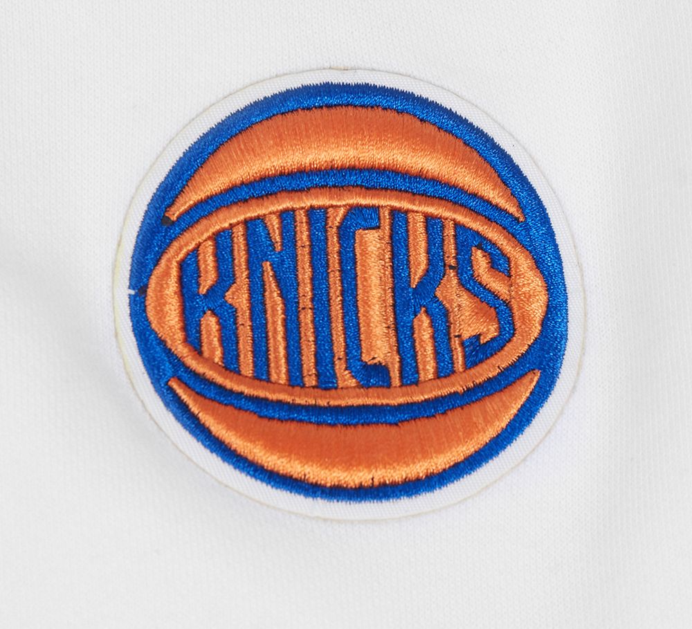 Pro Standard Women's New York Knicks White Classic Fleece Crewneck Sweatshirt product image