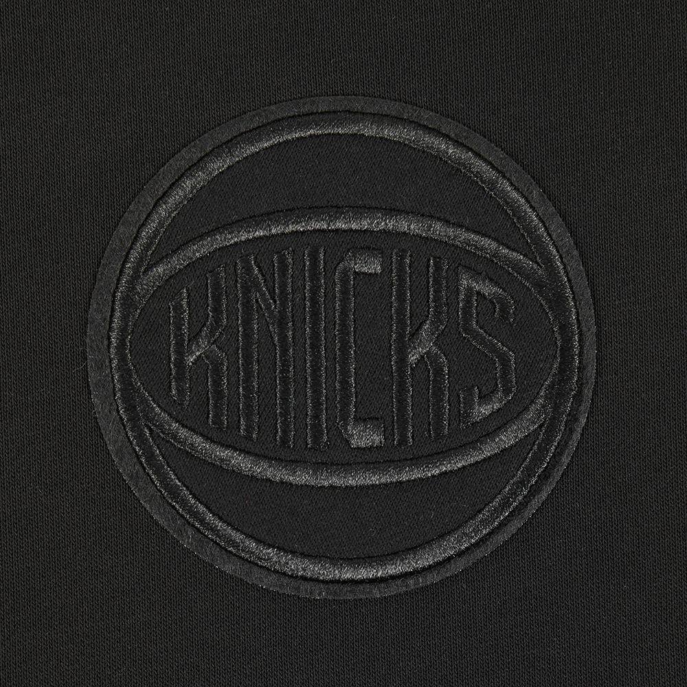 Pro Standard Women's New York Knicks Black Neutral Fleece Crewneck Sweatshirt product image