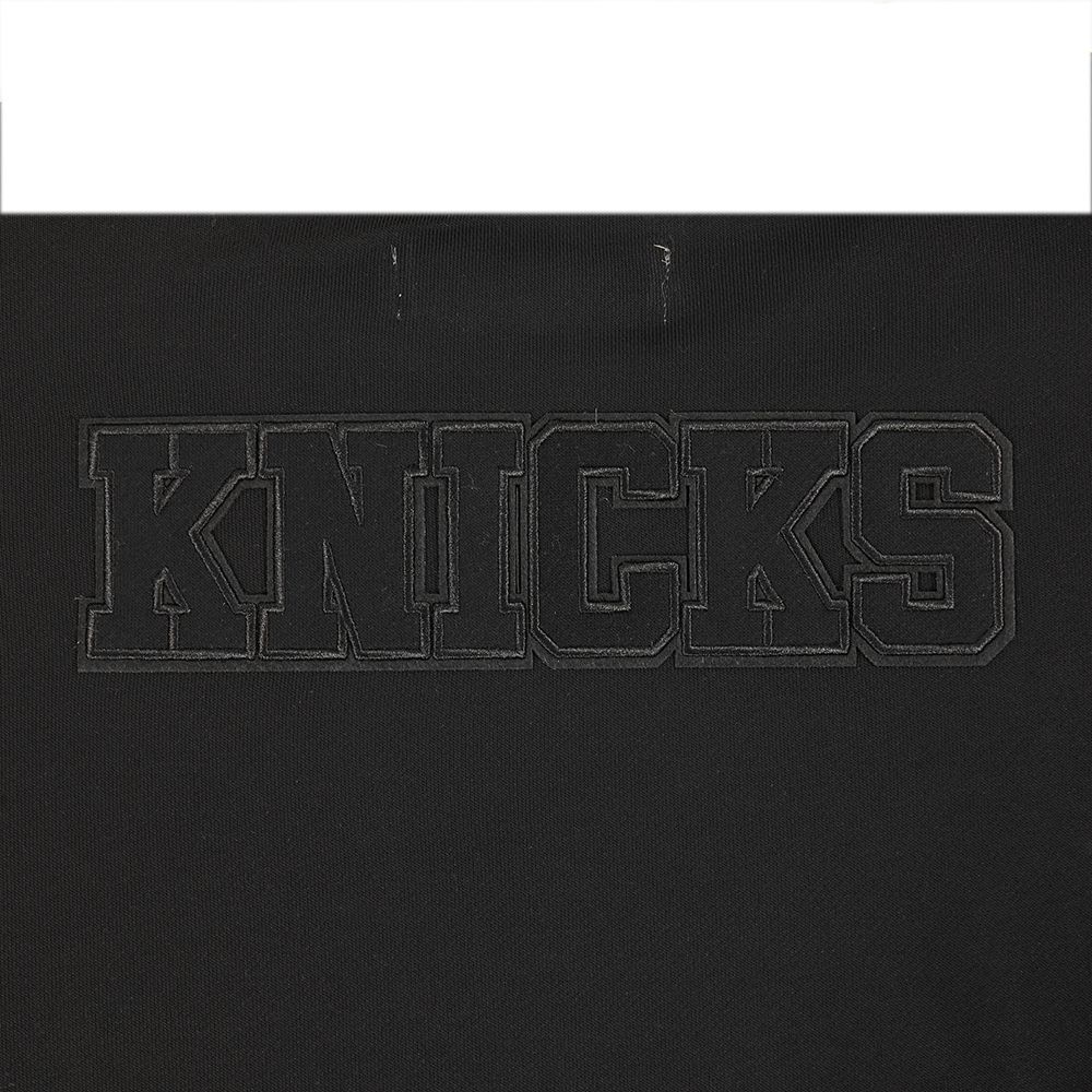 Pro Standard Women's New York Knicks Black Neutral Fleece Crewneck Sweatshirt product image