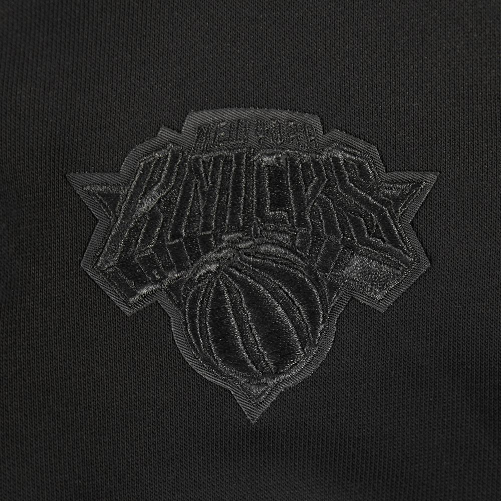 Pro Standard Women's New York Knicks Black Neutral Fleece Crewneck Sweatshirt product image