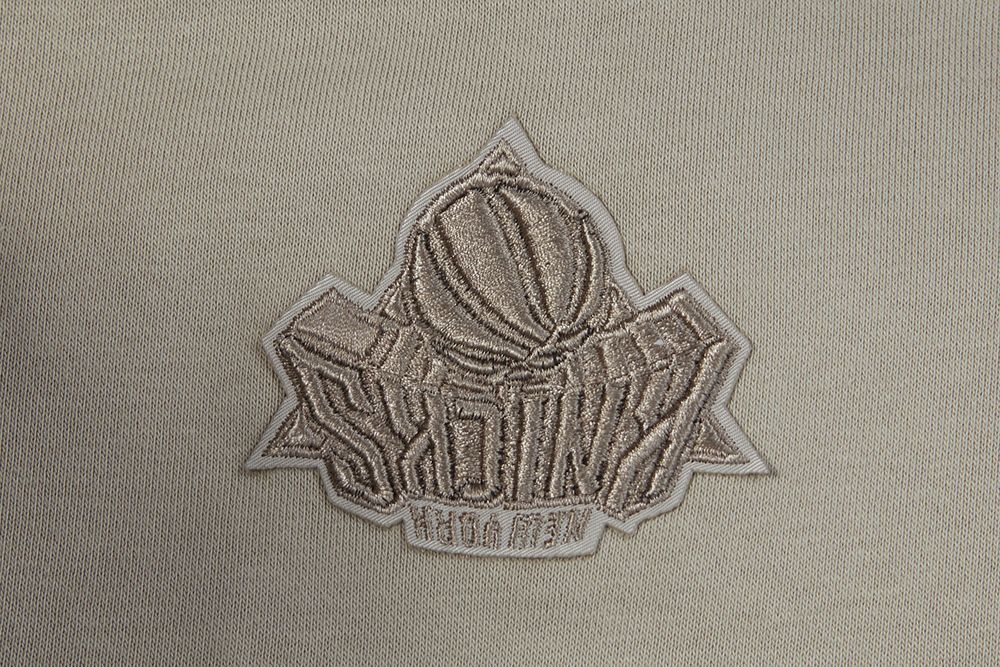 Pro Standard Women's New York Knicks Taupe Neutral Fleece Crewneck Sweatshirt product image