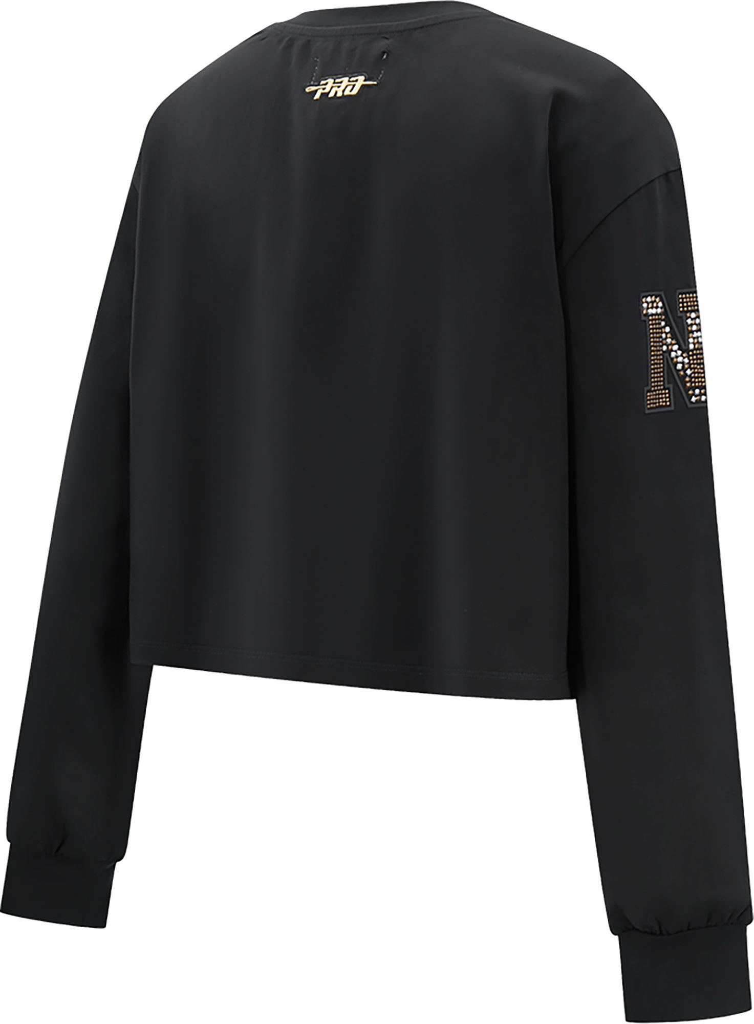 Pro Standard Women's New York Knicks Black Renegade Boxy Long Sleeve Shirt product image
