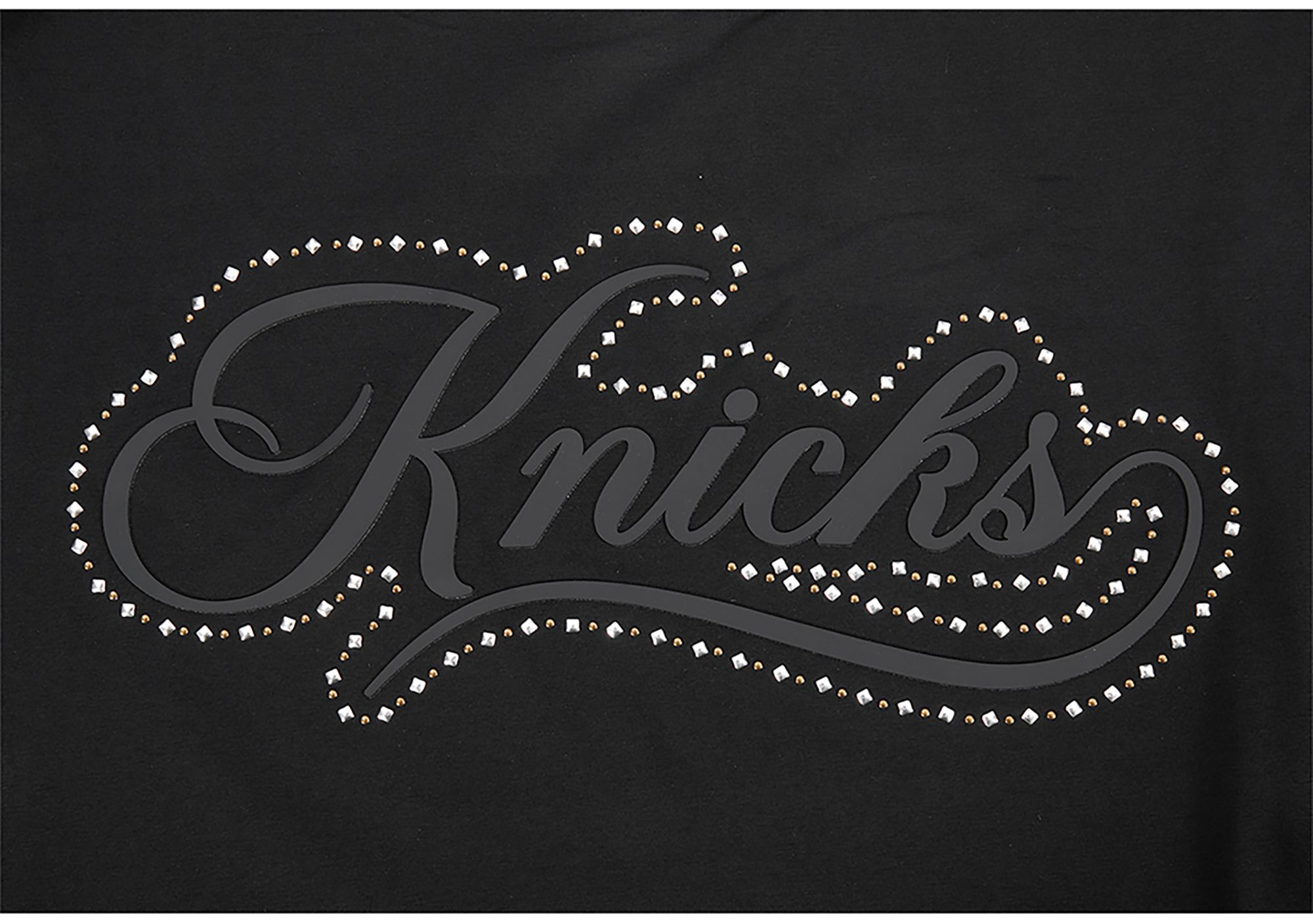 Pro Standard Women's New York Knicks Black Renegade Boxy Long Sleeve Shirt product image