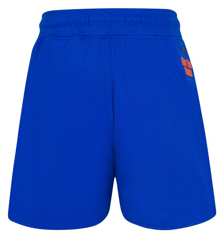 Pro Standard Women's New York Knicks Blue Script Tail Mesh Shorts product image