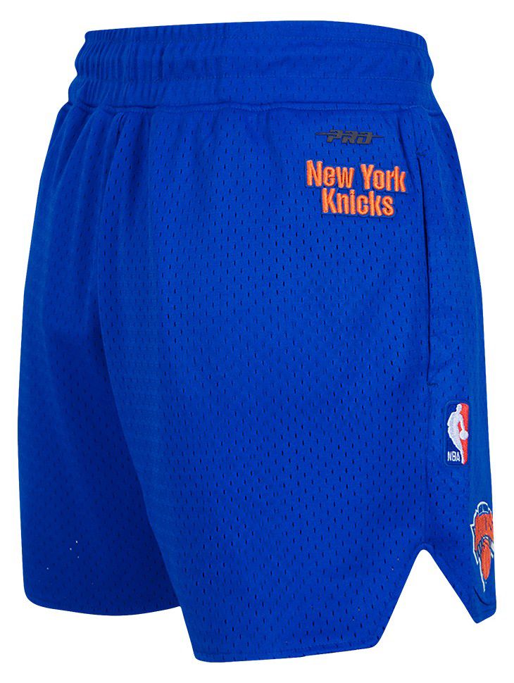 Pro Standard Women's New York Knicks Blue Script Tail Mesh Shorts product image
