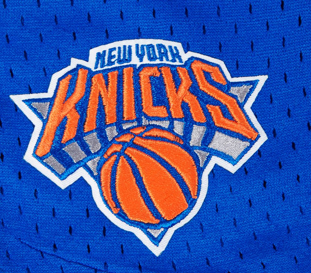 Pro Standard Women's New York Knicks Blue Script Tail Mesh Shorts product image