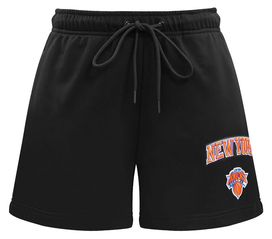 Pro Standard Women's New York Knicks Black Classic Fleece Shorts product image